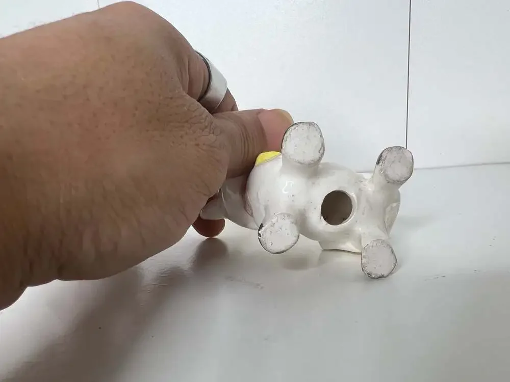 Vintage Anthropomorphic Cow Ceramic Salt and Pepper Shakers Made in Japan
